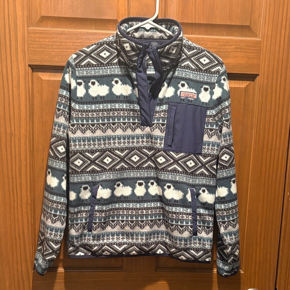 Vineyard Vines Fleece Quarter Zip